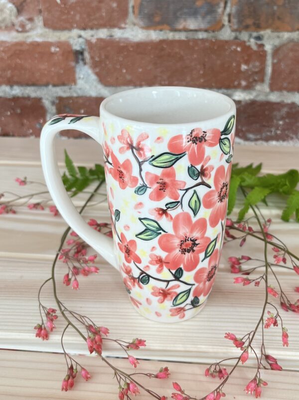 Ręcznie malowany kubek ceramiczny Latte [Giles]