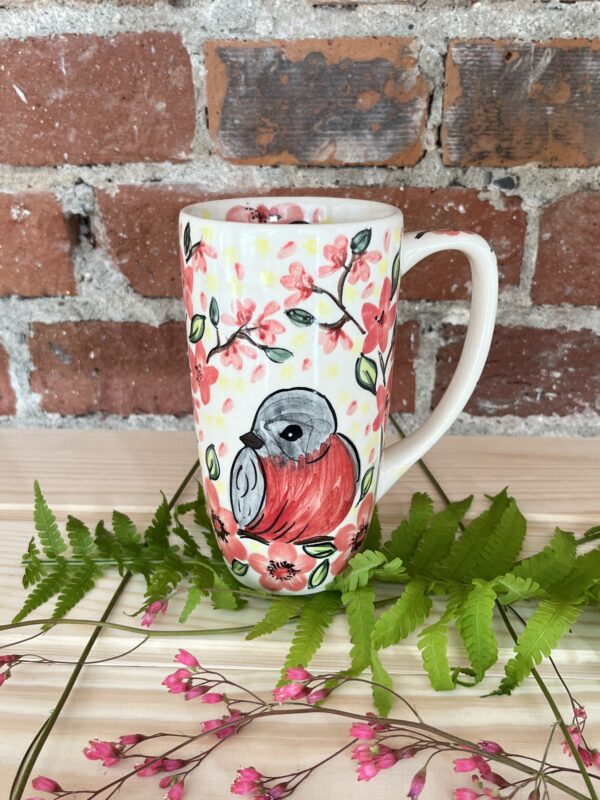 Ręcznie malowany kubek ceramiczny Latte [Giles]