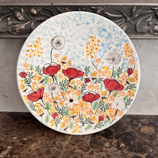 Talerz ceramiczny płytki 25 [Papaver]