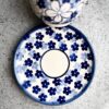 Filiżanka ceramiczna ze spodkiem [Symphony Blue]