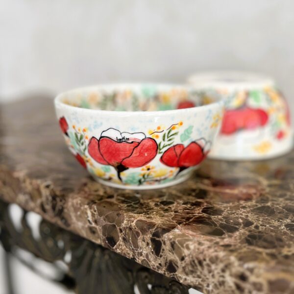 Miska ceramiczna nr 13 [Papaver]