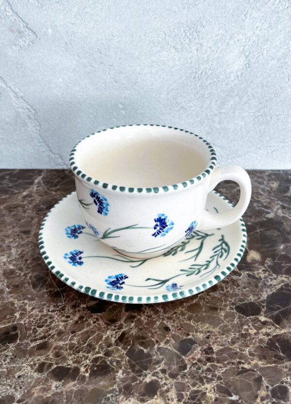 Filiżanka ceramiczna ze spodkiem [Chabry]