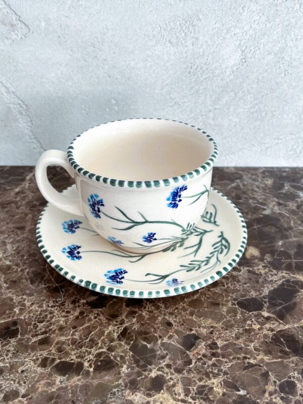 Filiżanka ceramiczna ze spodkiem [Chabry]