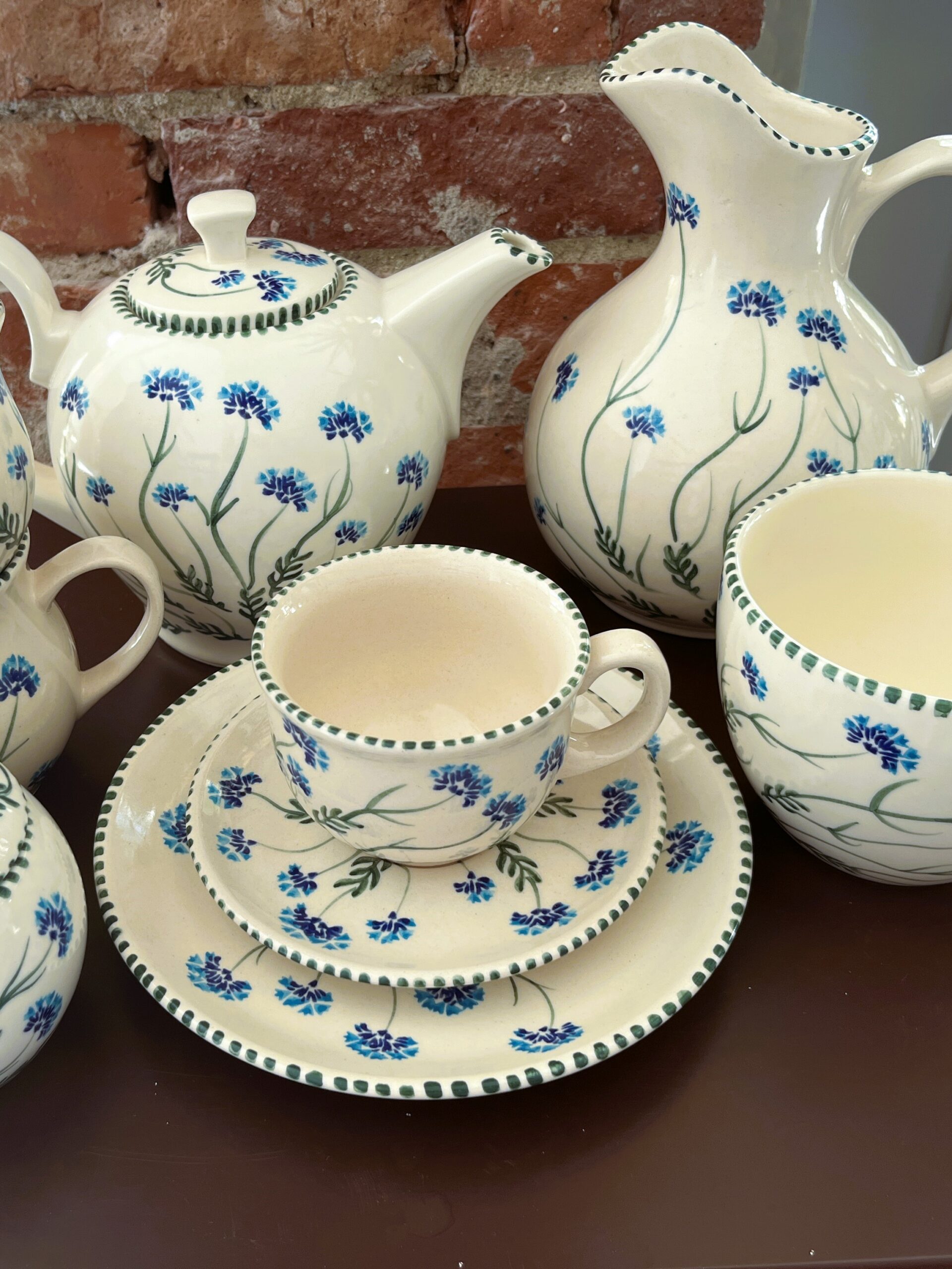 Ceramiczna filiżanka 200 ml ze spodkiem [Floretta]
