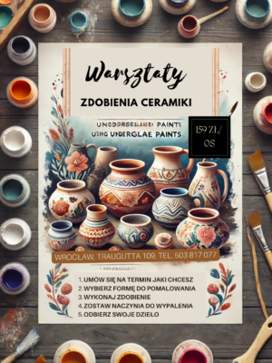 Yellow Bold Simple Pottery Workshop Instagram Story Warsztaty Zdobienia Ceramiki Artystycznej – odkryj swoją kreatywność