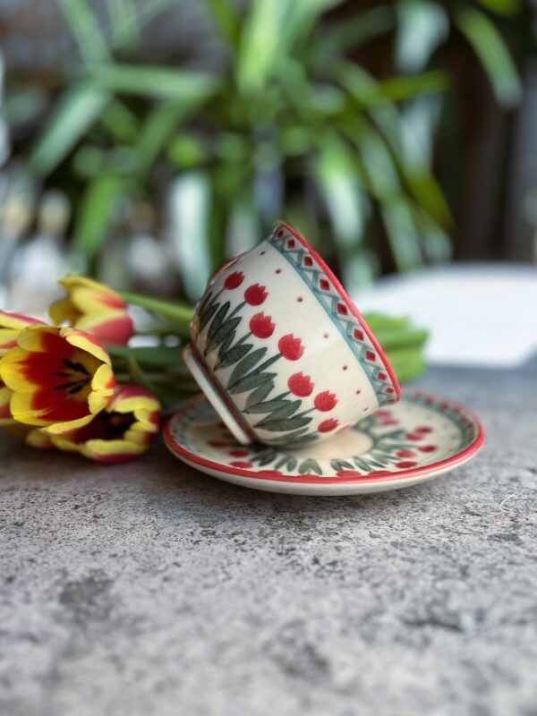 Filiżanka ze spodkiem 200 ml [Blossora]