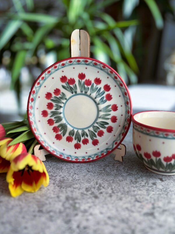 Filiżanka ze spodkiem 200 ml [Blossora]