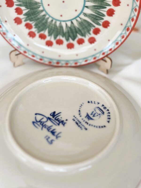 Talerz ceramiczny 17 cm deserowy [Blossora]