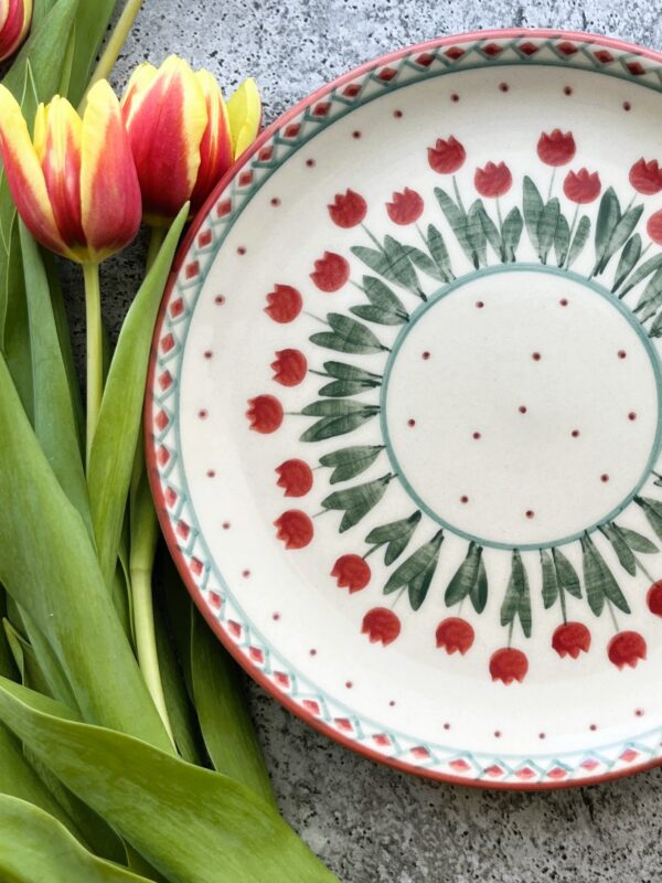 Talerz ceramiczny deserowy 19 cm [Blossora]