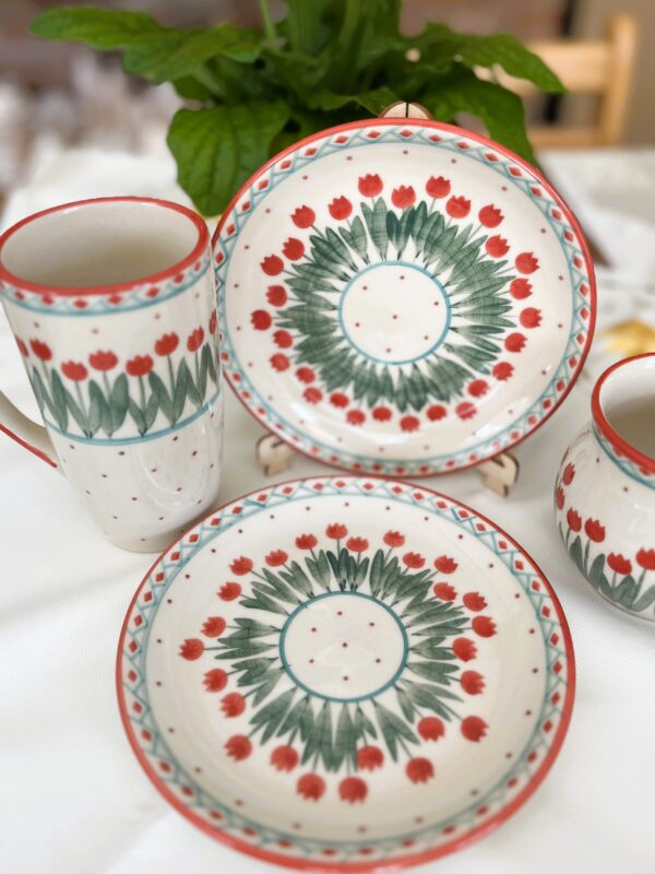 Talerz ceramiczny 17 cm deserowy [Blossora]