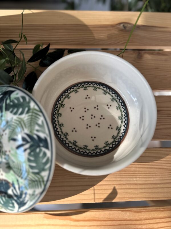 Ceramiczny rondel z pokrywką - pojemnik do zapiekania 750 ml [Bosco]