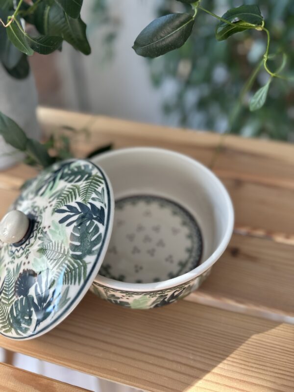 Ceramiczny rondel z pokrywką - pojemnik do zapiekania 750 ml [Bosco]