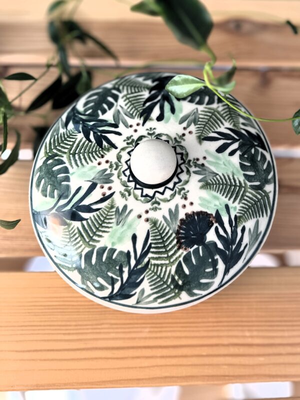 Ceramiczny rondel z pokrywką - pojemnik do zapiekania 750 ml [Bosco]