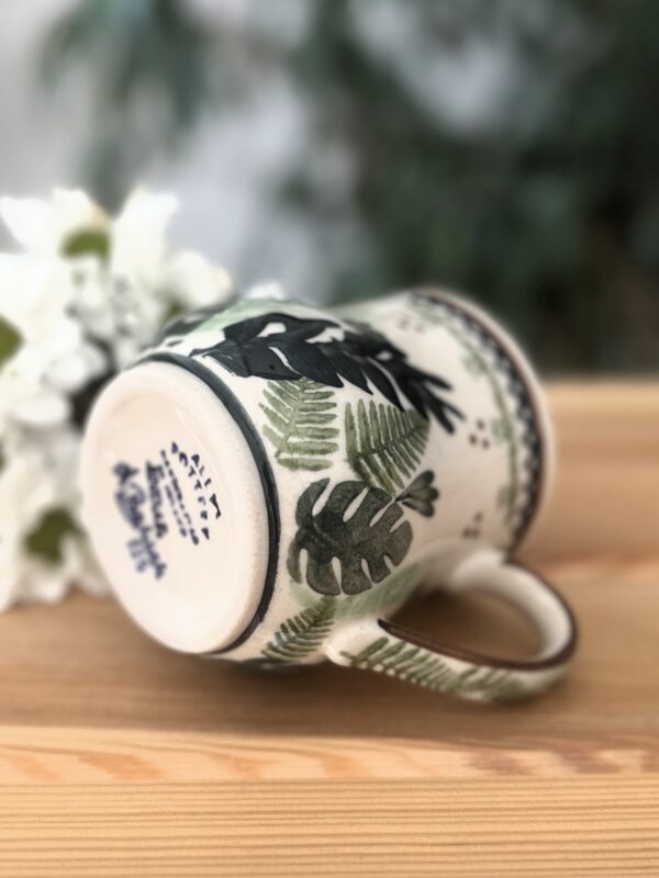 Kubek ceramiczny 350 ml do kawy i herbaty malowany ręcznie [Bosco]