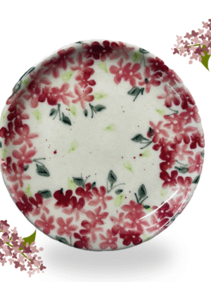 Ceramiczna podstawka 10 cm- spodek i przykrywka [Floretta]