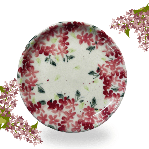 Ceramiczna podstawka 10 cm- spodek i przykrywka [Floretta]