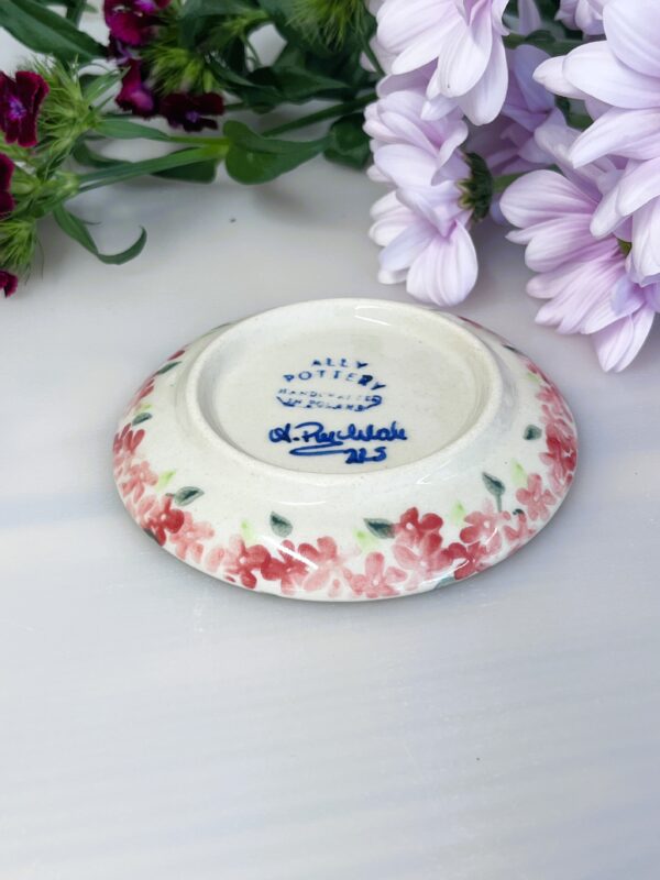 Ceramiczna podstawka 10 cm- spodek i przykrywka [Floretta]