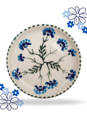 Talerzyk ceramiczny 10 cm- spodek i przykrywka [Chabry]